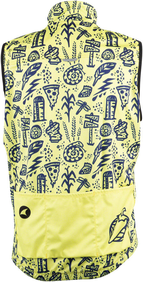 Load image into Gallery viewer, Salsa Men's Gravel Story Vest - Yellow, Dark Blue, Small
