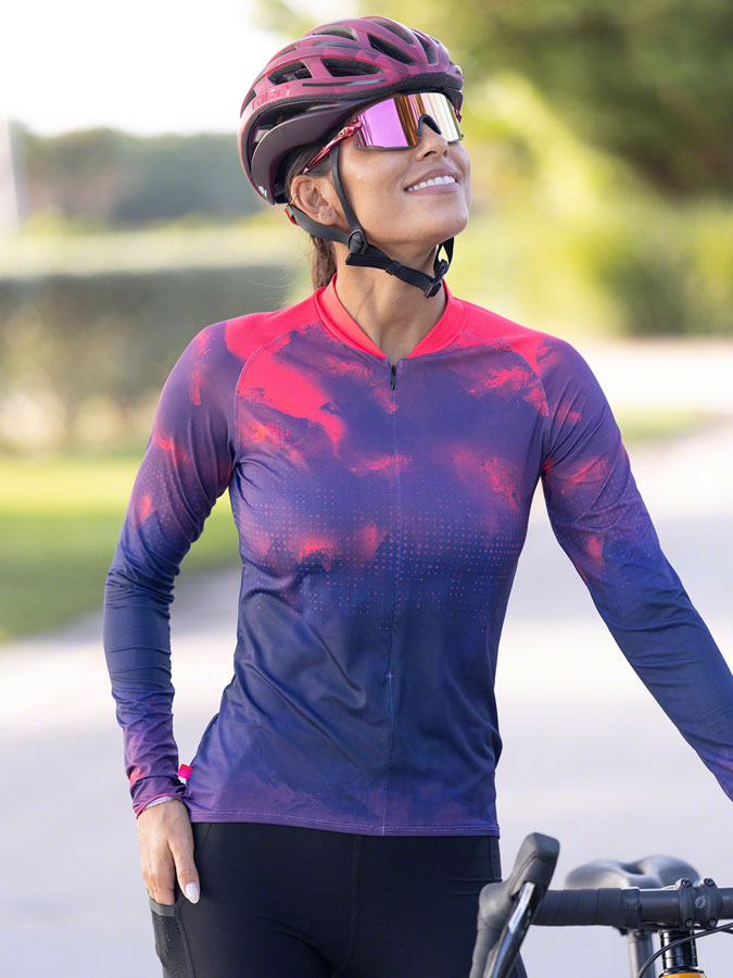 Load image into Gallery viewer, Terry Soleil Flow Long Sleeve Jersey - Women's, Mercurial, Small
