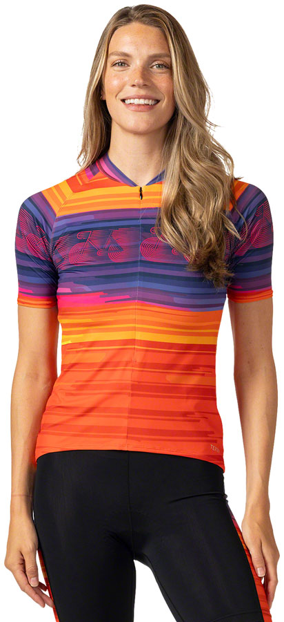 Terry Soleil Flow Short Sleeve Jersey - Women's, Horizoom, Large