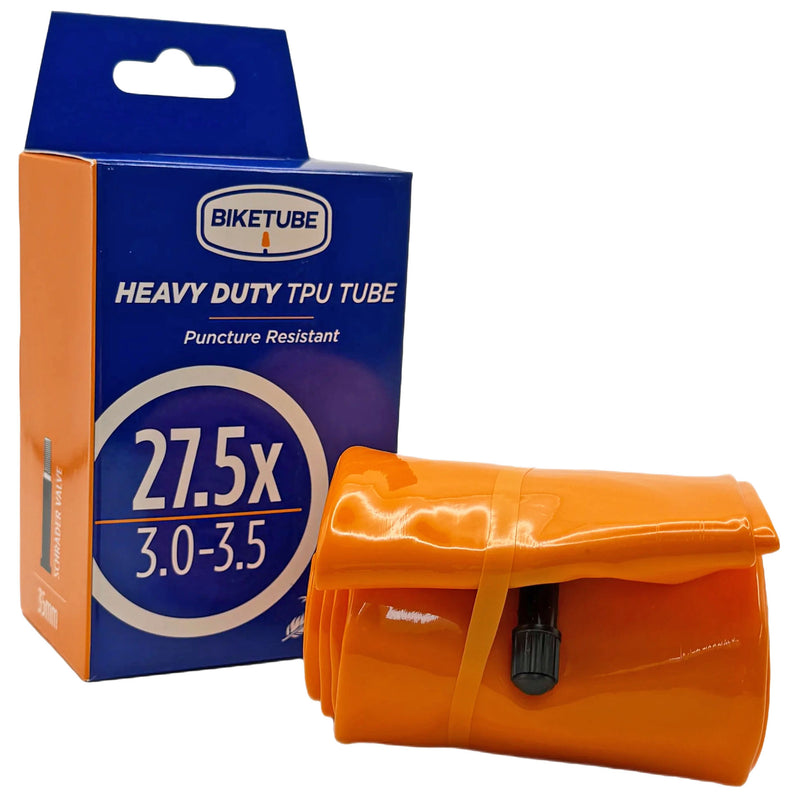 Load image into Gallery viewer, Heavy Duty TPU EBike Inner Tubes 27.5x3.0-3.5" | Puncture-Resistant, Lightweight, Schrader Valve
