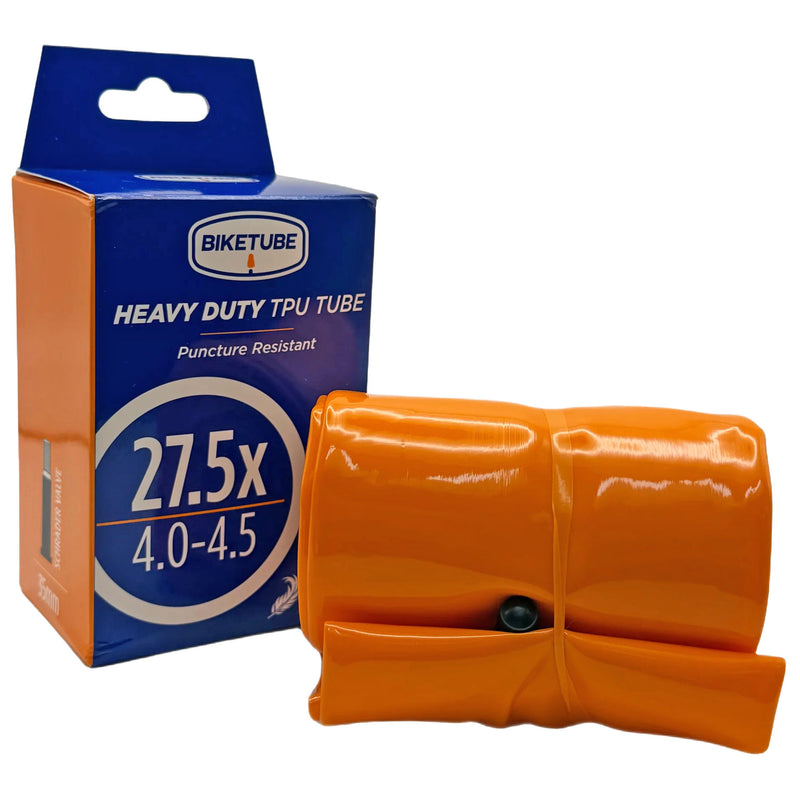 Load image into Gallery viewer, Heavy Duty TPU E-Bike Tubes 27.5x4.0-4.5" Schrader Valve | Puncture-Resistant, Lightweight &amp; High-Performance Bundle
