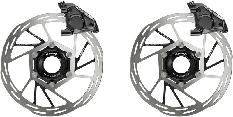 Load image into Gallery viewer, SRAM Force eTap AXS Road Groupset - 2x12-Speed, HRD Shift/Brake Levers, FM Calipers, Rotors, Chain, F/R Derailleurs,
