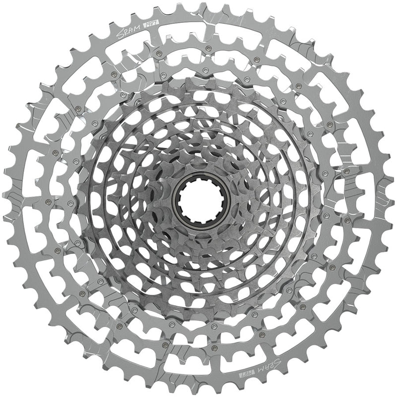 Load image into Gallery viewer, SRAM 1987 Eagle Transmission Power Meter Groupset - 170mm, 32 and 34t Chainrings, POD Controllers, 10-52t Cassette, Rear
