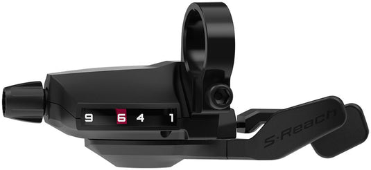 Shimano CUES SL-U4050-9R Short Reach Shifter - Right, 9-Speed, Rapidfire Plus, Optical Gear Display, Black