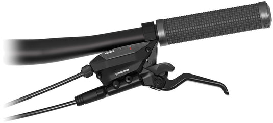Shimano ST-EF515-2L EZ Fire Plus Shift/Brake Lever - Left, 2x Shift, Optical Gear Display, For Hydraulic Disc Brake,