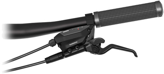 Shimano ST-EF515-L EZ Fire Plus Shift/Brake Lever - Left, 3x Shift, Optical Gear Display, For Hydraulic Disc Brake,