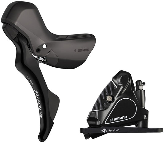 Shimano-Tiagra-ST-R4020-LA-Shift-Brake-Lever-with-BR-RS405-Front-Hydraulic-Disc-Brake-Caliper-Hydraulic-Brake-Shift-Lever-Drop-Bar-Road-Bike-Time-Trial-Triathlon-Bike-Track-Bike-Road-Bike-Single-Speed-Fixie-HBSL0450