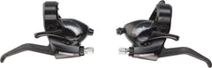 Shimano EF41 3x7-Speed Brake/Shift Lever Set w/OT-SIS40 Derailleur Cable Black