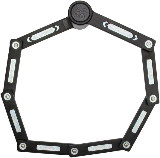 Kryptonite Keeper Mini Folding Lock, Key, 80cm, 31.5