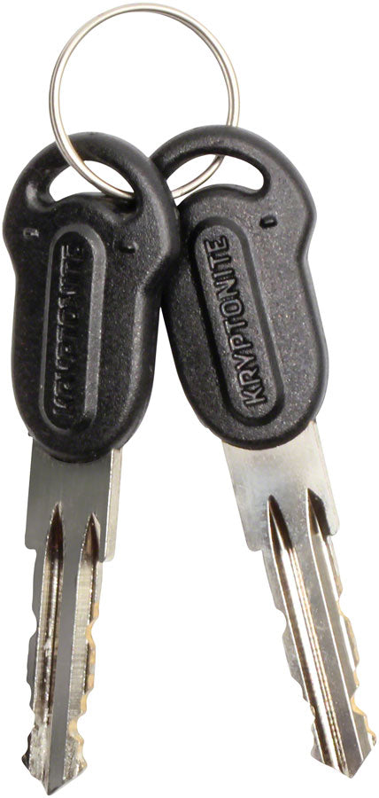 Kryptonite Keeper Mini Folding Lock, Key, 80cm, 31.5", 2.5mm, Black