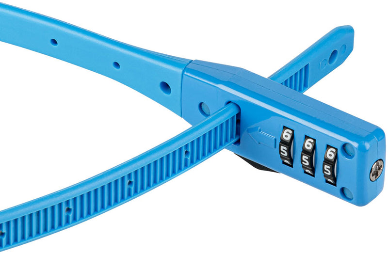 Load image into Gallery viewer, Kryptonite Click Lock Combo Cable lock, Combination, 10mm, 45cm, 1.5', Blue
