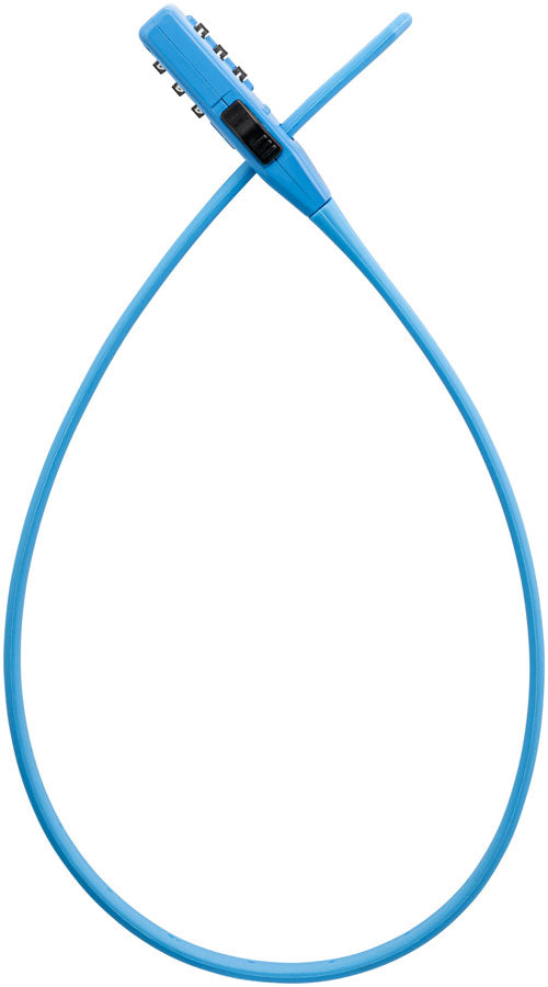 Load image into Gallery viewer, Kryptonite Click Lock Combo Cable lock, Combination, 10mm, 45cm, 1.5', Blue
