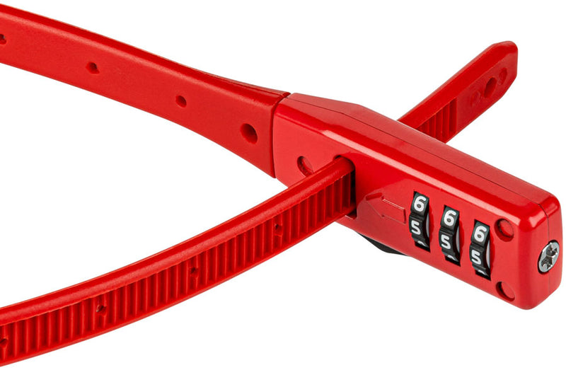 Load image into Gallery viewer, Kryptonite Click Lock Combo Cable lock, Combination, 10mm, 45cm, 1.5', Red
