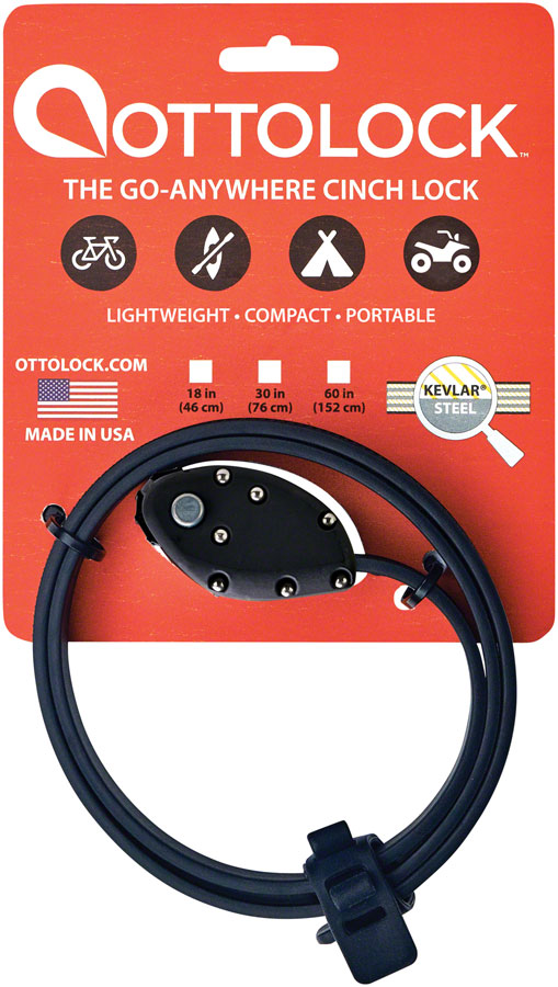 Load image into Gallery viewer, OTTOLOCK Original Cinch Lock -18", Stealth Black
