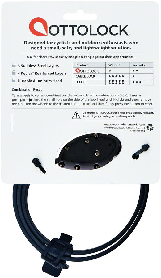 Load image into Gallery viewer, OTTOLOCK Original Cinch Lock -18", Stealth Black
