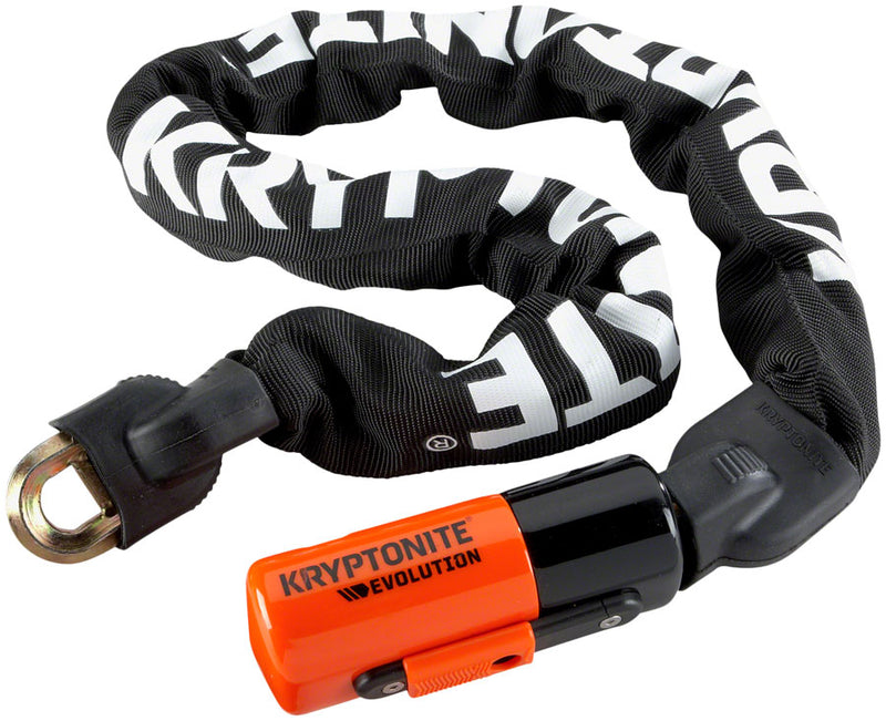 Load image into Gallery viewer, Kryptonite 1090 Evolution Series 4 Chain Lock Keyed 10mm x 90cm End Link Design
