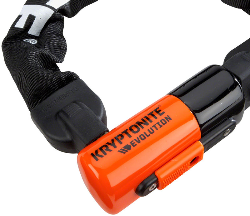 Load image into Gallery viewer, Kryptonite 1090 Evolution Series 4 Chain Lock Keyed 10mm x 90cm End Link Design
