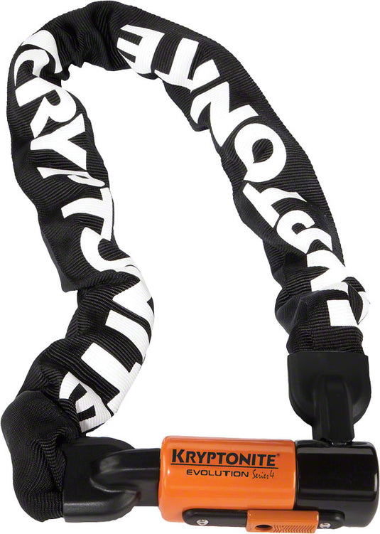 Secure Bicycle Lock Bundle: Kryptonite Evolution 4 Chain & KryptoLok U-Lock with Cables