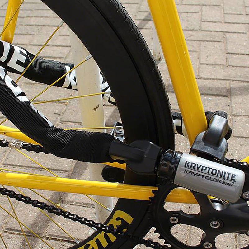 Load image into Gallery viewer, Kryptonite KryptoLok Series 2 912 Integrated Chain 4' 120cm Bicycle Lock
