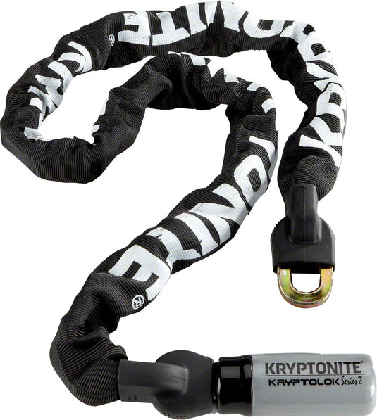 Kryptonite KryptoLok Series 2 120cm Keyed Chain Lock Durable 9mm Manganese Steel Bike Security