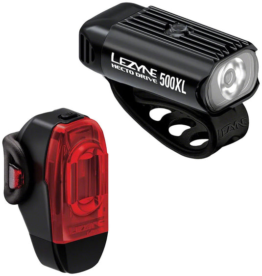 Lezyne-Hecto-Drive-500-XL-KTV-Drive-Headlight-&-Taillight-Set-Flash-HDLG0522