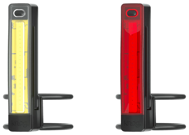 Load image into Gallery viewer, Knog Plus Lights, Front/Rear Set, Black
