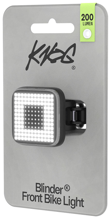 Knog Blinder Light, Square Pattern, Front, Black