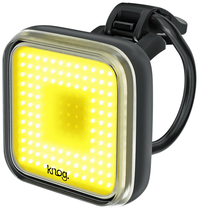 Load image into Gallery viewer, Knog Blinder Light, Square Pattern, Front, Black
