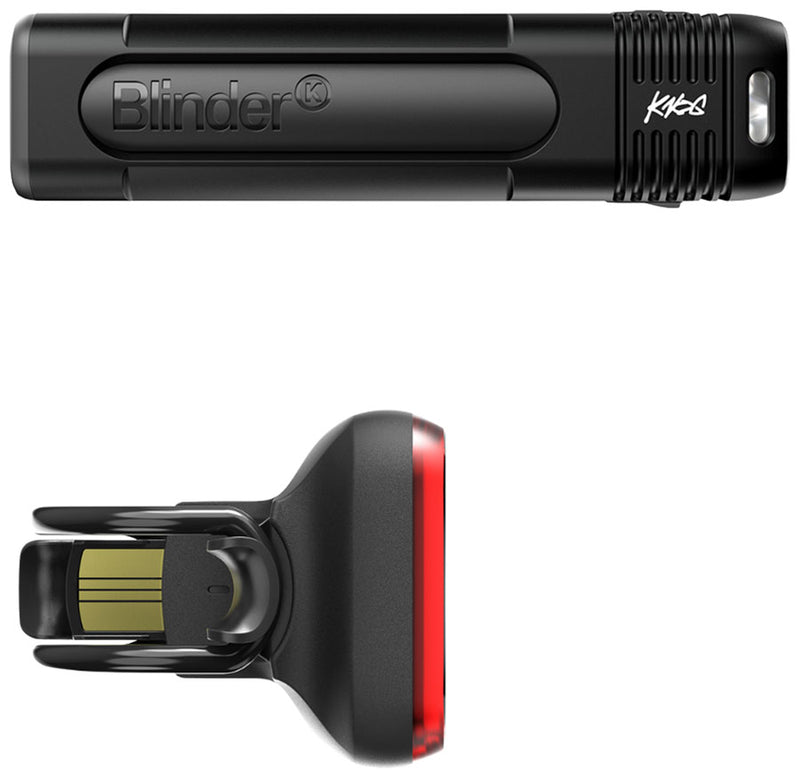 Load image into Gallery viewer, Knog Blinder 700/Blinder 100 Lights, Front/Rear Set, Black
