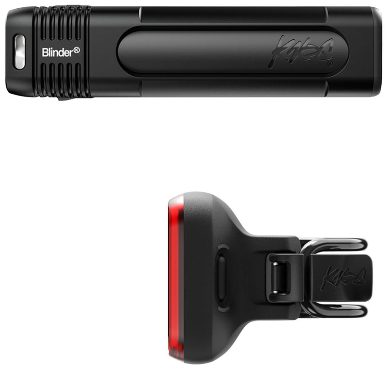 Load image into Gallery viewer, Knog Blinder 700/Blinder 100 Lights, Front/Rear Set, Black
