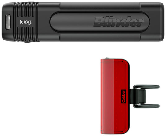 Knog Blinder 900/Mid Cobber Headlight/Taillight Set