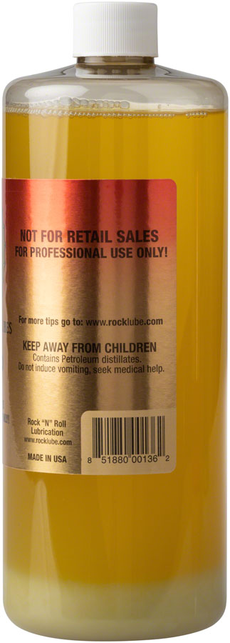 Rock 'N' Roll Gold Bike Chain Lube - 32oz, Drip