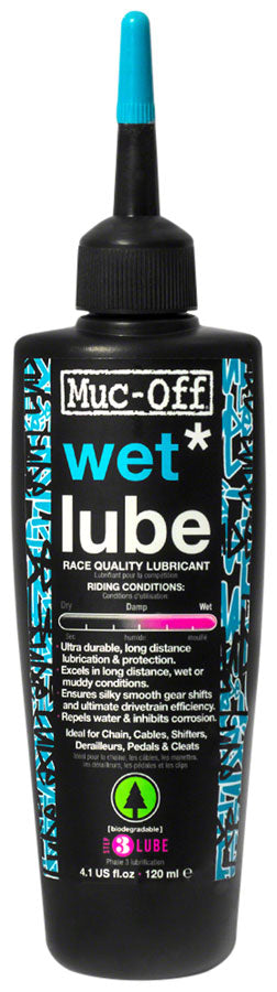 Muc-Off-Bio-Wet-Lube-Lube-120ml-(4.0oz)-Bicycle-Chain-Lube