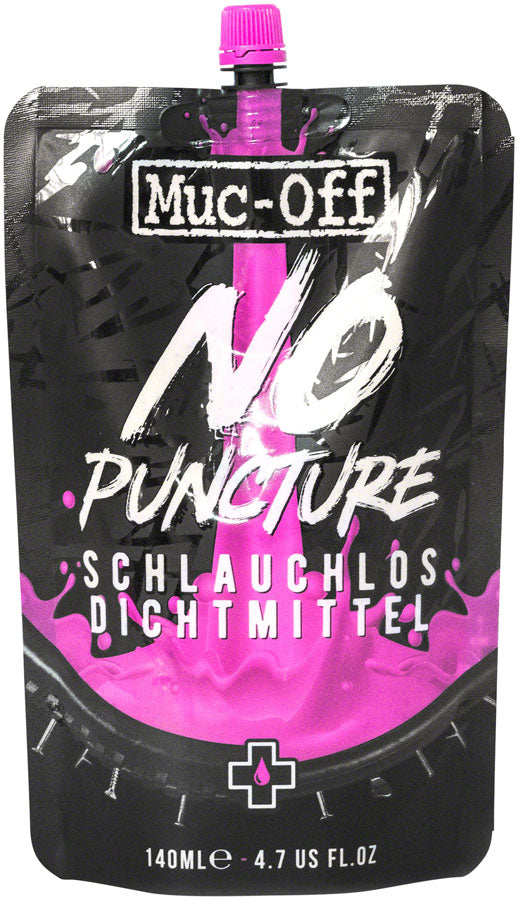 Pack of 2 Muc-Off No Puncture Hassle Tubeless Tire Sealant - 140ml Pouch