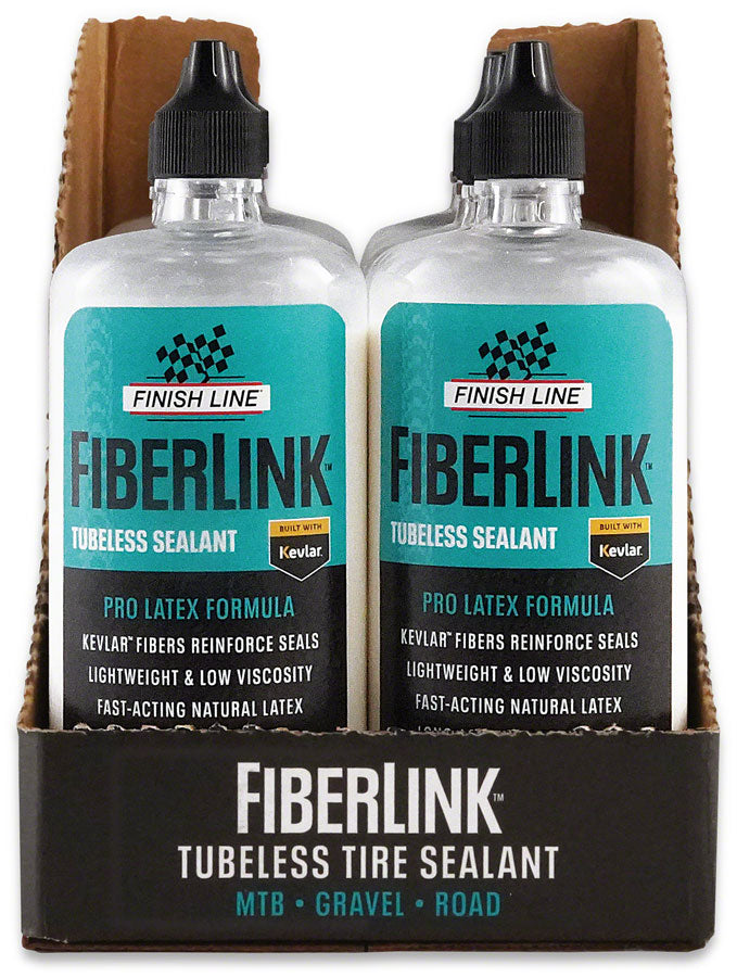 Load image into Gallery viewer, Finish Line Fiberlink Pro Latex Tubeless Tire Sealant, 8.0oz
