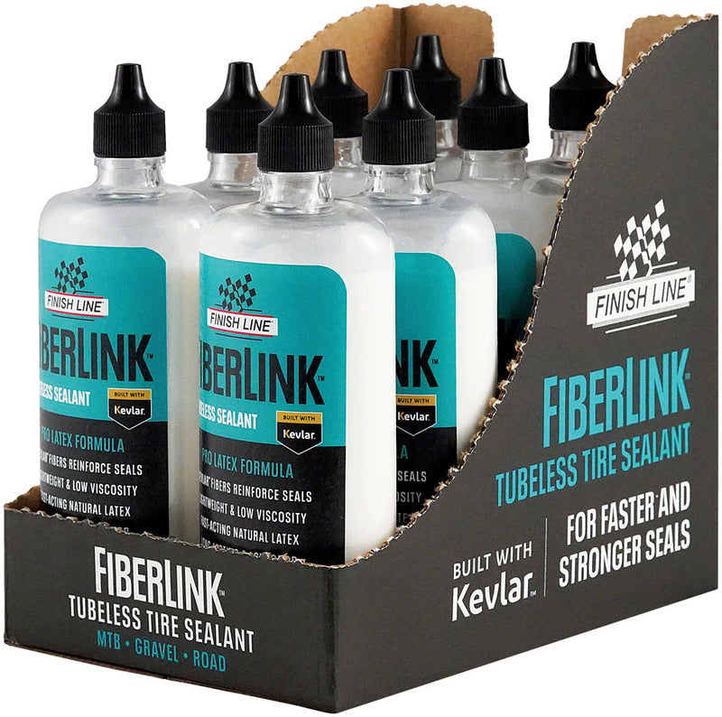 Load image into Gallery viewer, Finish Line Fiberlink Pro Latex Tubeless Tire Sealant, 8.0oz
