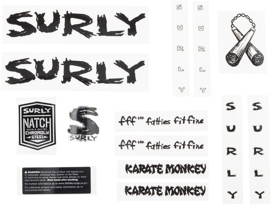Surly-Karate-Monkey-Decal-Set-Sticker-Decal-MA1261