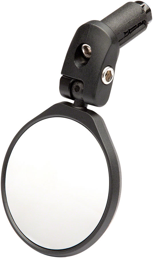 Load image into Gallery viewer, Portland Design Works Watch Your Back Bar-End Mirror Bar End 2.75`
