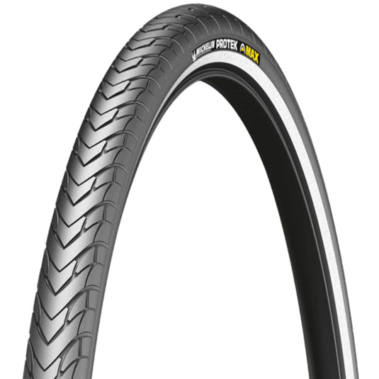 Michelin Protek Max E-Bike 700x38 Tire Bundle - Puncture-Resistant, High Mileage, Reflective Sidewalls