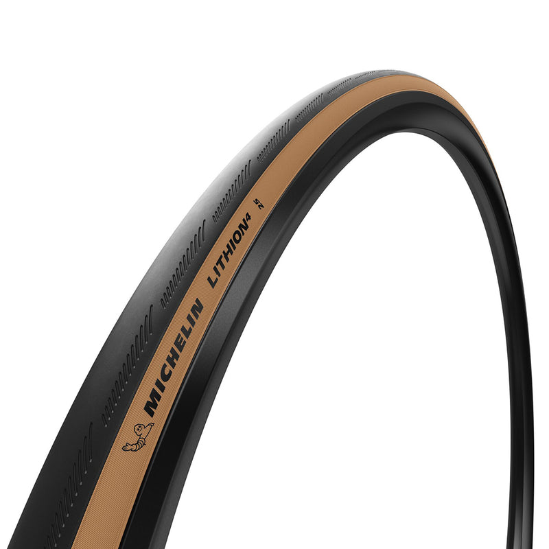 Load image into Gallery viewer, Michelin Lithion 4 Classic Road Tire, 700x25C, Folding, Clincher, MAGI-X, Tanwall

