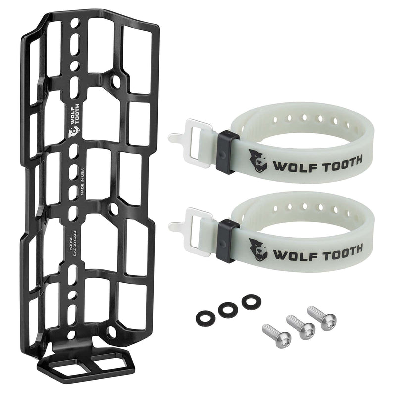 Load image into Gallery viewer, Wolf Tooth Morse Cargo Cage &amp; Straps Bundle Durable Aluminum Bikepacking Storage Solution
