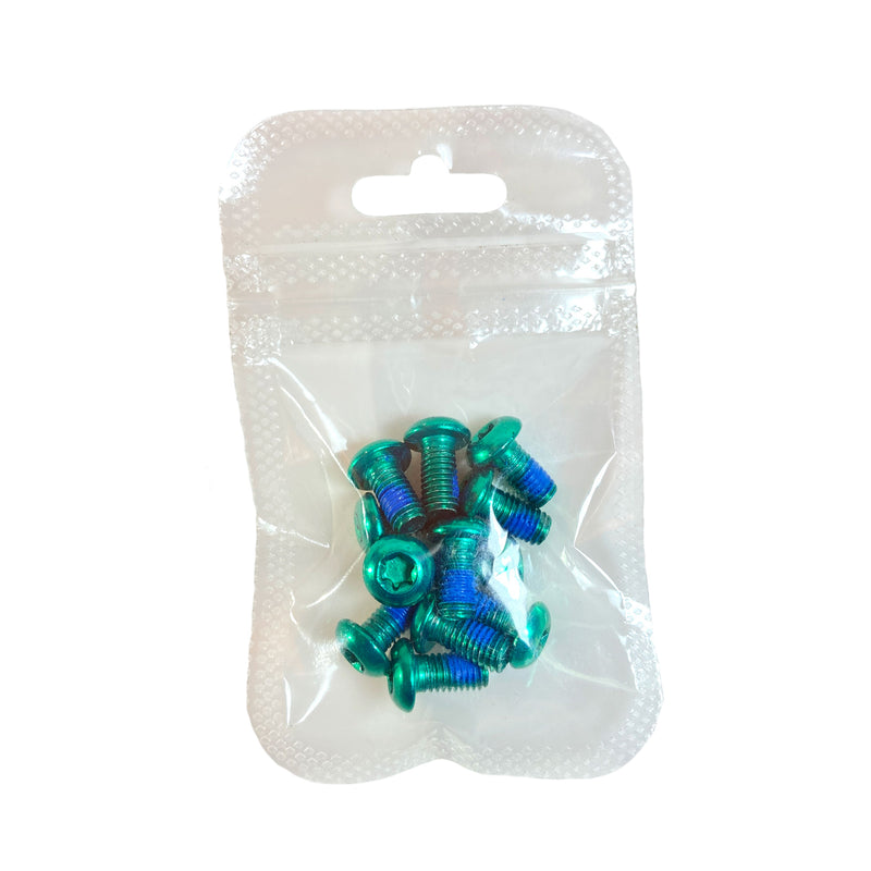Load image into Gallery viewer, Miles Wide Steel Rotor Bolts, Green
