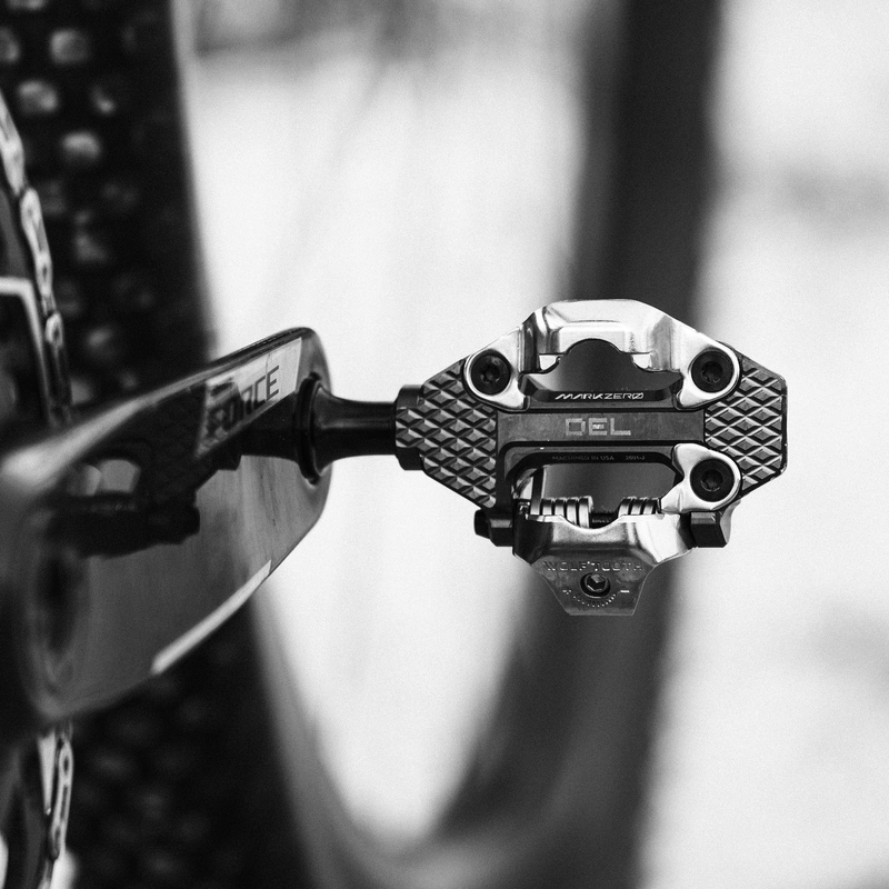 Load image into Gallery viewer, Wolf Tooth MK0 DEL Gravel Race Clipless Pedals - Single Sided Clipless, Alloy, 9/16", Shadow Gray, Pair, Shimano SPD
