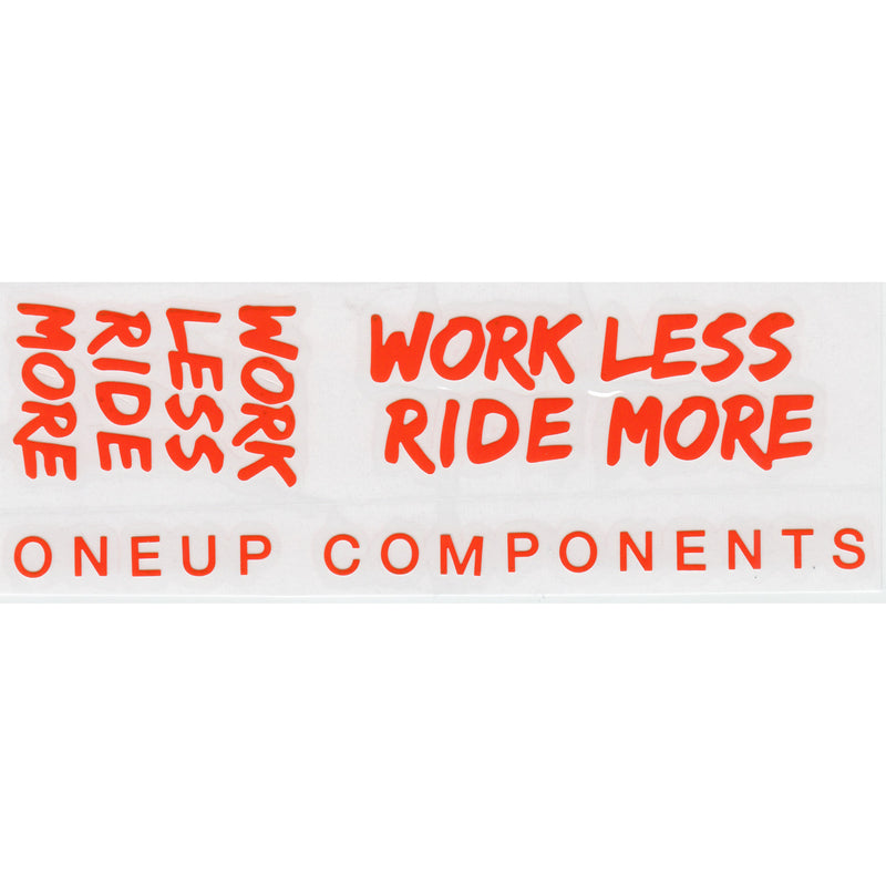 Load image into Gallery viewer, OneUp Components Riser Bar Decal Kit, Orange
