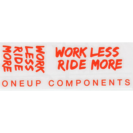 OneUp Components Riser Bar Decal Kit, Orange