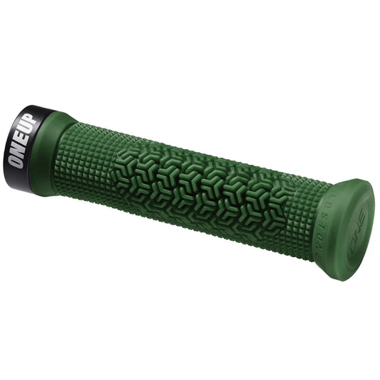 OneUp Components Jackson Goldstone Lock-On Grips, Dark Green