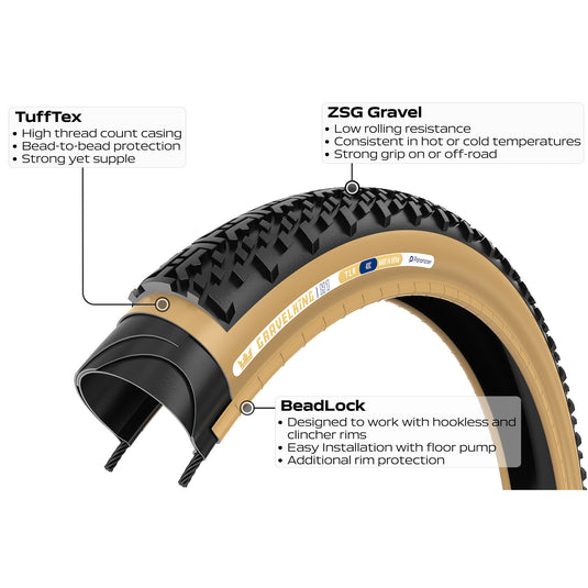 Panaracer-Gravelking-X1-700c-40-Folding-TIRE10811-Folding-Tires