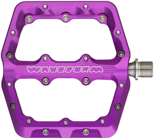 Wolf Tooth Waveform Aluminum Pedals Small Ultraviolet Purple