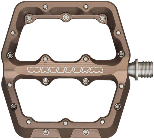 Wolf Tooth Waveform Aluminum Pedals Large Espresso