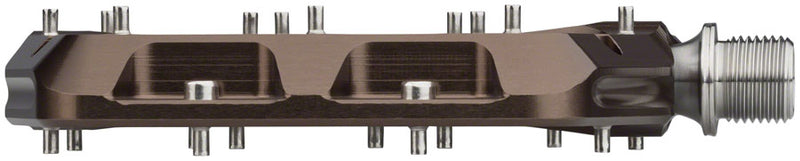 Load image into Gallery viewer, Wolf Tooth Waveform Aluminum Pedals Large Espresso

